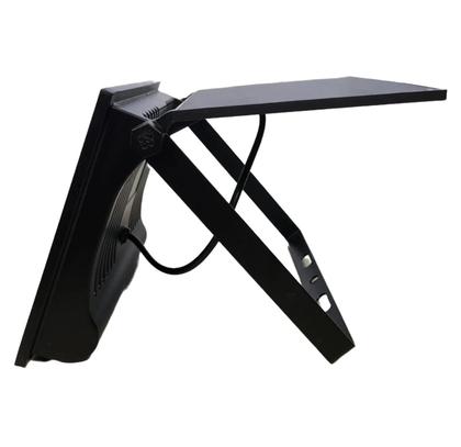 Imagem de Refletor Solar Led Holofote 200w Placa Conjugada Articulavel, refletor solar LED, iluminação externa, luz solar LED, refletor LED com controle remoto