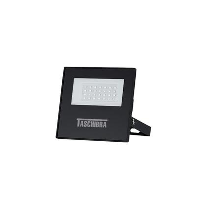 Imagem de Refletor Taschibra Tr Led Slim 30W Preto Bivolt - 6500K Luz Branca