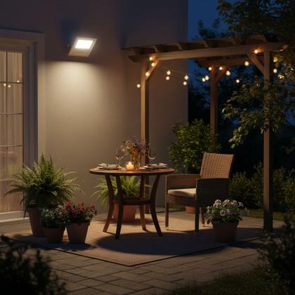 Imagem de Refletor tr led slim taschibra 50w 3000k - a prova d'água
