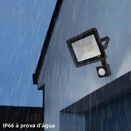 Imagem de Refletores LED À Prova d'Água Com Sensor De Movimento PIR 220V Para Iluminação Externa De Jardins,