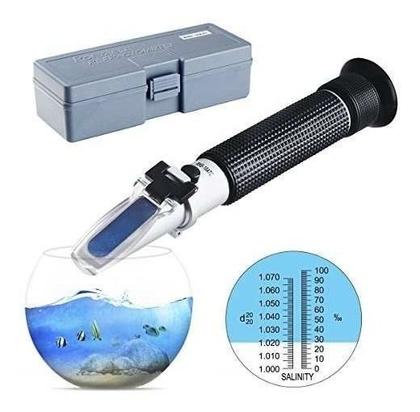 Imagem de Refratometro De Salinidade Para Marinho Salinometro Agua Salgada