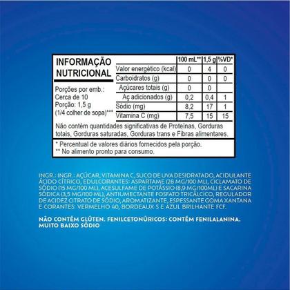 Imagem de Refresco em Pó Fresh Uva 15g Display com 15 Unidades