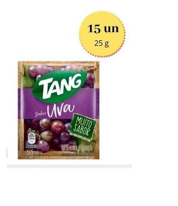 Imagem de Refresco Em Po Tang Sabor Uva - 15 Unidades De 25Gr