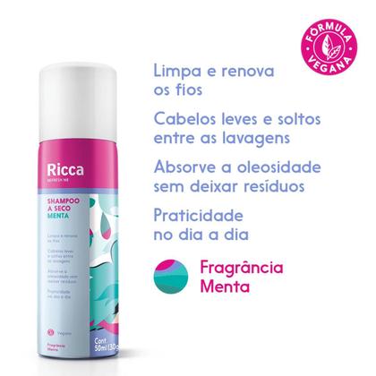 Imagem de Refresh Me Shampoo A Seco Menta Ricca 50ML