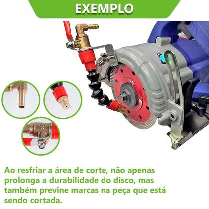 Imagem de Refrigeração Serra Mármore Água Mangueira Flexível Universal