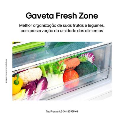 Imagem de Refrigerador 2 Portas 395L Top Freezer LG GN-B392PX