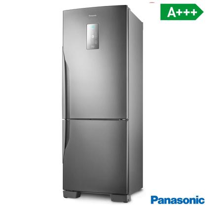 Refrigerador Bottom Freezer Inverter Panasonic de 02 Portas Frost Free com 480 Litros Aço Escovado - NR-BB71PVFX Imagem de Refrigerador Bottom Freezer Inverter Panasonic de 02 Portas Frost Free com 480 Litros Aço Escovado - NR-BB71PVFX