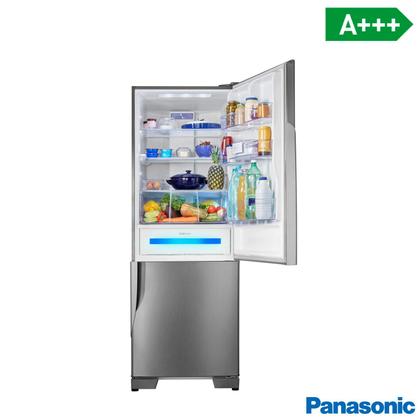 Refrigerador Bottom Freezer Inverter Panasonic de 02 Portas Frost Free com 480 Litros Aço Escovado - NR-BB71PVFX Imagem de Refrigerador Bottom Freezer Inverter Panasonic de 02 Portas Frost Free com 480 Litros Aço Escovado - NR-BB71PVFX