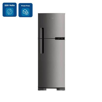 Imagem de Refrigerador Brastemp Frost Free 375 Litros Duplex com Compartimento Extrafrio Inox BRM44HK - 220 Volts