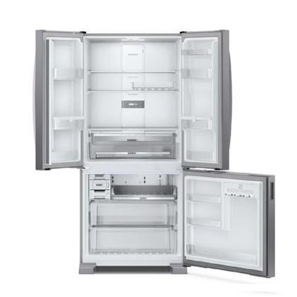 Imagem de Refrigerador brastemp frost free french door 3 portas 554l em aço inox 127v bro85akana