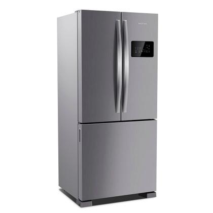 Imagem de Refrigerador Brastemp Frost Free French Door 554 Litros Inox BRO85AK  127 Volts