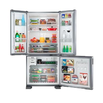 Imagem de Refrigerador Brastemp Frost Free French Door 554 Litros Inox BRO85AK  127 Volts