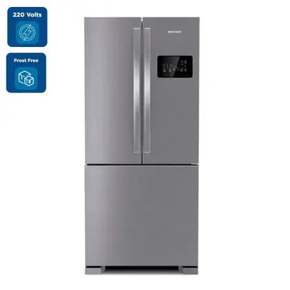 Imagem de Refrigerador Brastemp Frost Free French Door 554 Litros Inox BRO85AK  220 Volts
