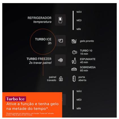 Imagem de Refrigerador Brastemp Inverse Frost Free 447 Litros Branco com Smart Flow e Fresh Box - BRE57FB