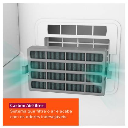 Imagem de Refrigerador Brastemp Inverse Frost Free A+++ 447 Litros Inox com Smart Flow e Fresh Box - BRE57FK