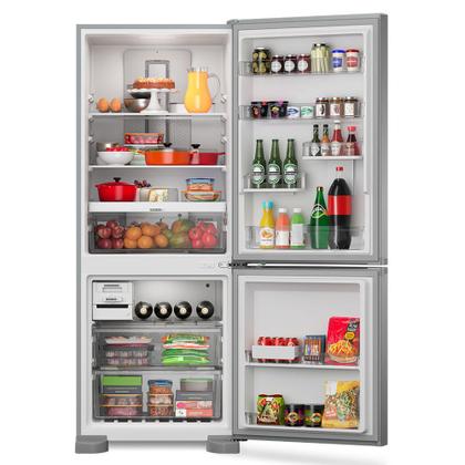 Imagem de Refrigerador Brastemp Inverse Frost Free A+++ 447 Litros Inox com Smart Flow e Fresh Box - BRE57FK