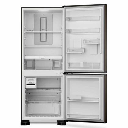 Imagem de Refrigerador de 02 Portas Brastemp Frost Free Inverse A+++ 447 Litros Black Inox com Smart Flow e Fresh Box - BRE57FE