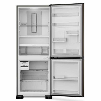 Imagem de Refrigerador de 02 Portas Brastemp Frost Free Inverse A+++ 447 Litros Black Inox com Smart Flow e Fresh Box - BRE57FE