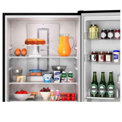 Imagem de Refrigerador de 02 Portas Brastemp Frost Free Inverse A+++ 447 Litros Black Inox com Smart Flow e Fresh Box - BRE57FE