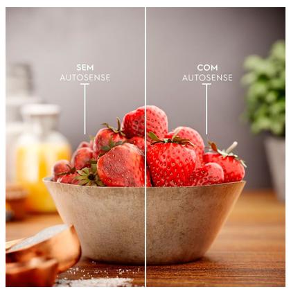 Imagem de Refrigerador de 02 Portas Electrolux Frost Free com 490 Litros Efficient com AutoSense Inverse Inox Look - IB7S