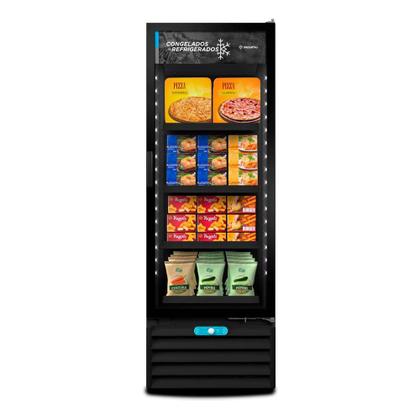 Imagem de Refrigerador e Conservador Vertical Metalfrio All Black Dupla Ação 509 Litros VF55AH 220V