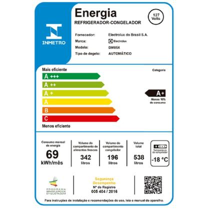 Refrigerador Electrolux Inverter Multi Door 538 Litros Inox DM85X