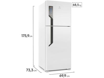 Imagem de Refrigerador Electrolux Top Freezer 431L Branco TF55 127V
