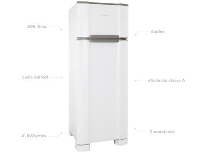 Imagem de Refrigerador Esmaltec 306 Litros Branco RCD38  220 Volts