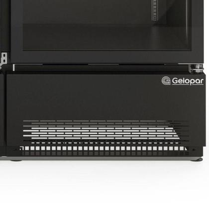 Imagem de Refrigerador/Expositor Vertical 2 Portas 957L Conveniência GCVR-950 CB PR All Black Gelopar - Portas de Vidro + LED Perimetral