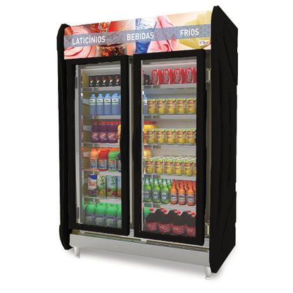 Imagem de Refrigerador/Expositor Vertical Auto Serviço MASP-125 - Preto - 2 Portas Polar Refrigeração 1.25m