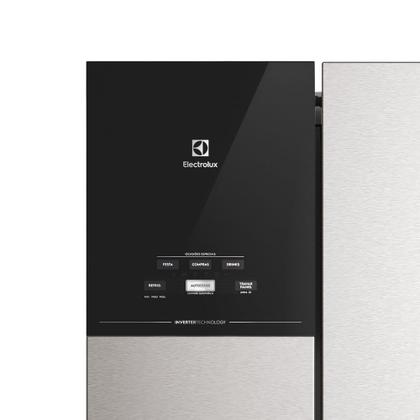 Imagem de Refrigerador French Door Electrolux Frost Free com 480 Litros, AutoSense, Inverter, Inox Look - IM7S