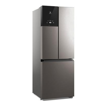 Imagem de Refrigerador French Door Electrolux Frost Free com 480 Litros, AutoSense, Inverter, Inox Look - IM7S