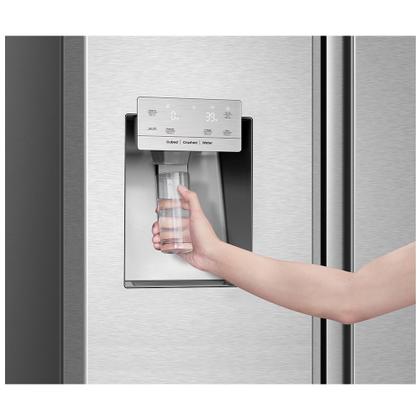 Imagem de Refrigerador French Door Hisense de 03 Portas Frost Free com 536 Litros Inox - RF-79W1AIQS