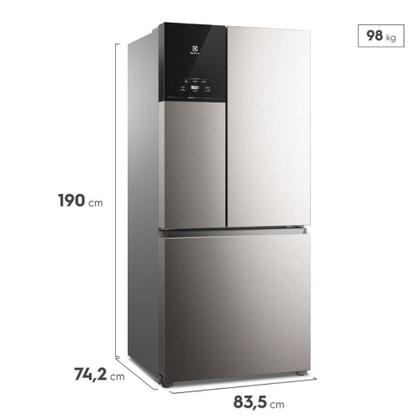 Imagem de Refrigerador / Geladeira Electrolux IM8S 590L 3 Portas Frost Free Inverter