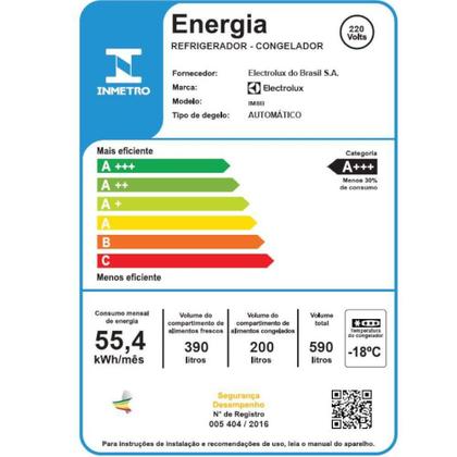 Imagem de Refrigerador / Geladeira Electrolux IM8S 590L 3 Portas Frost Free Inverter