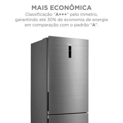 Imagem de Refrigerador Inverse Midea de 02 Portas Frost Free com 416 Litros Inox Bivolt - MDRB593FGD463