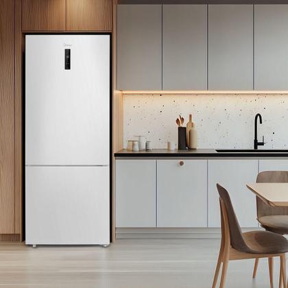Imagem de Refrigerador Midea Frost Free Duplex Inverse 416L Inverter Branco Bivolt (MDRB593FGD013)