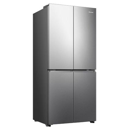 Imagem de Refrigerador Multidoor Hisense Frost Free Inverter Dual Tech Cooling com 456 Litros Inox - RQ5P470