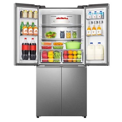 Imagem de Refrigerador Multidoor Hisense Frost Free Inverter Dual Tech Cooling com 456 Litros Inox - RQ5P470