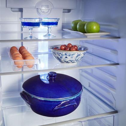 Imagem de Refrigerador Panasonic 435 Litros 2 Portas com Freezer em Cima Aço Escovado BT50BD3XA 220V