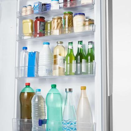 Imagem de Refrigerador Panasonic 435 Litros 2 Portas com Freezer em Cima Aço Escovado BT50BD3XA 220V