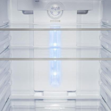 Imagem de Refrigerador Panasonic 435 Litros 2 Portas com Freezer em Cima Aço Escovado BT50BD3XA 220V