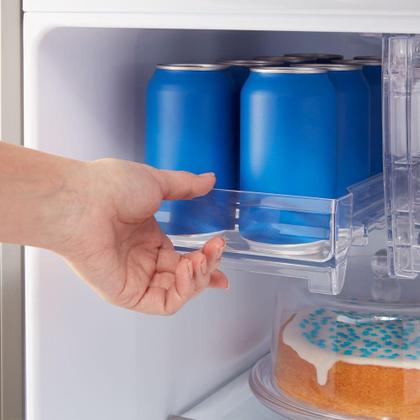 Imagem de Refrigerador Panasonic 435 Litros 2 Portas com Freezer em Cima Aço Escovado BT50BD3XA 220V