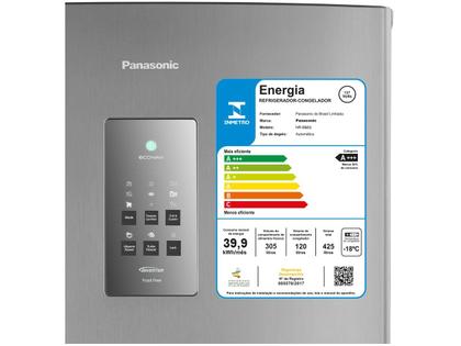 Imagem de Refrigerador Panasonic BB53 425L Inverter Frost Free NR-BB53PV3X