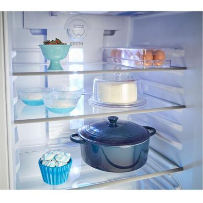 Refrigerador Panasonic BT55 Frost Free Aço Escovado 127V Imagem de Refrigerador Panasonic BT55 Frost Free Aço Escovado 127V