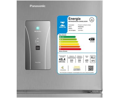 Imagem de Refrigerador Panasonic Frost Free 435 Litros Aço Escovado BT50 - 127 Volts