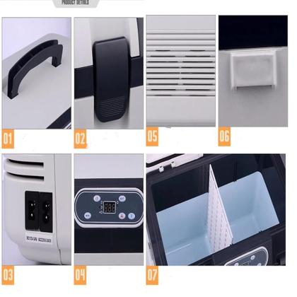 Imagem de Refrigerador portátil 19l aquece e resfria multiuso frigobar cooler