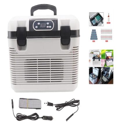 Imagem de Refrigerador portátil 19l aquece e resfria multiuso frigobar cooler