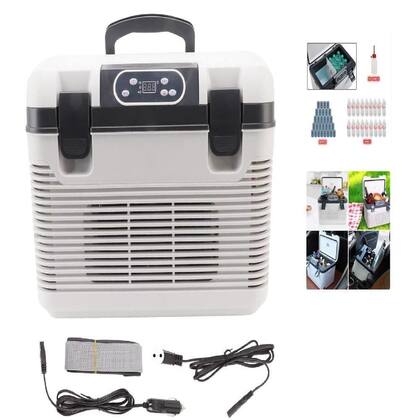 Imagem de Refrigerador portátil 19l mini frigobar aquece resfria 12v e 220v