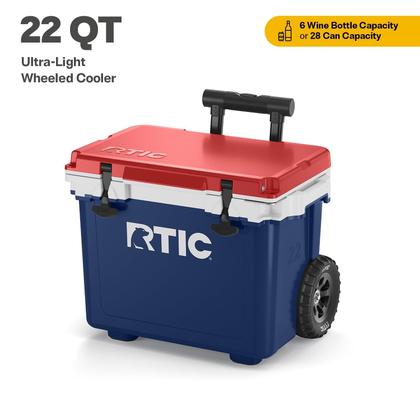 Imagem de Refrigerador RTIC 22QT Ultraleve com rodas com isolamento rígido 22L
